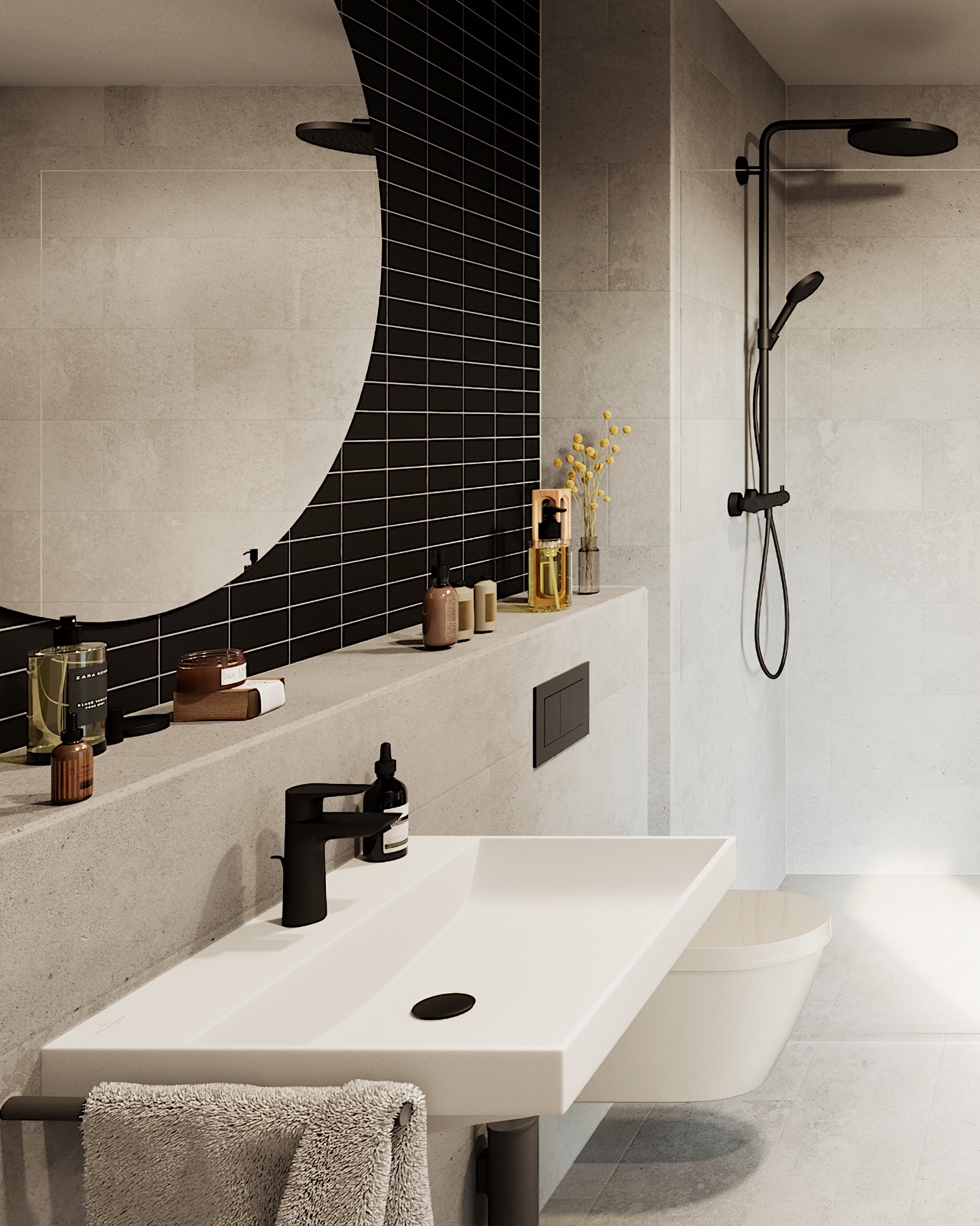 Visualisierung der Ausstattungslinie Concrete